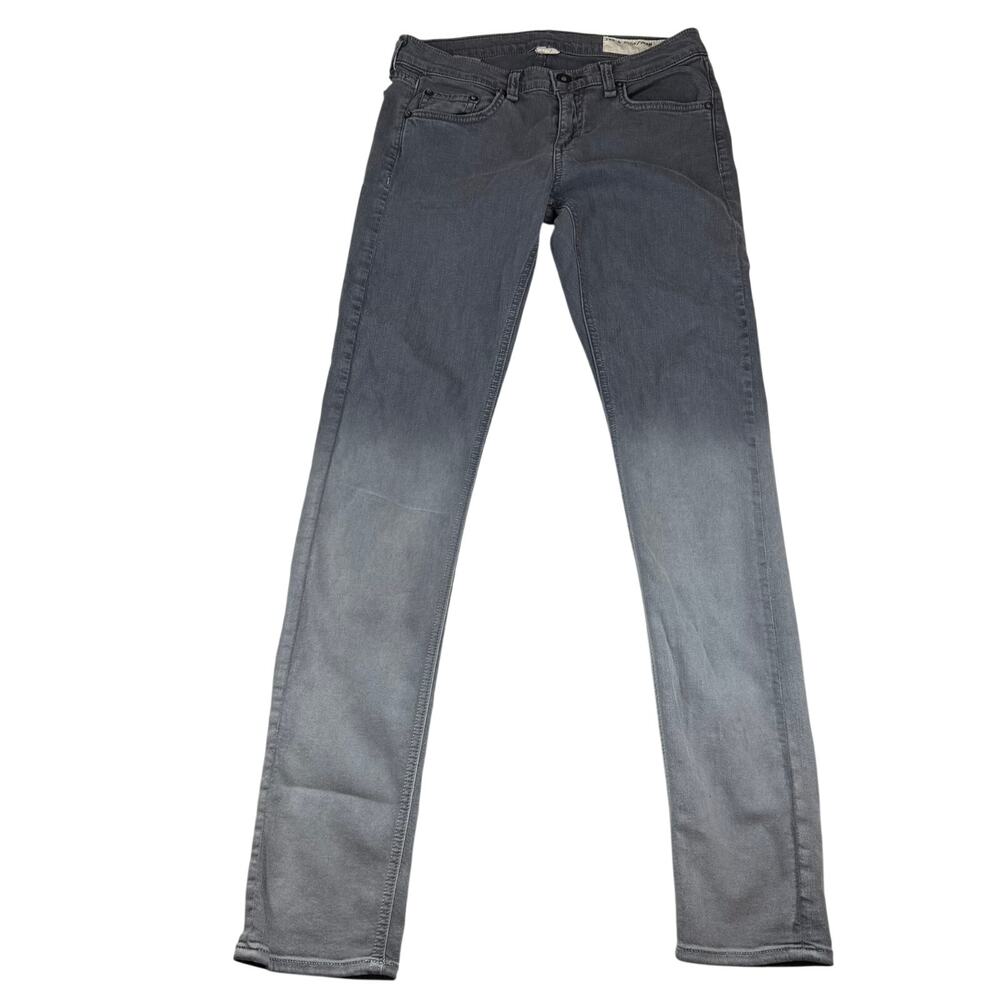 Rag & Bone Skinny Jeans Size 26 Charcoal Ombre